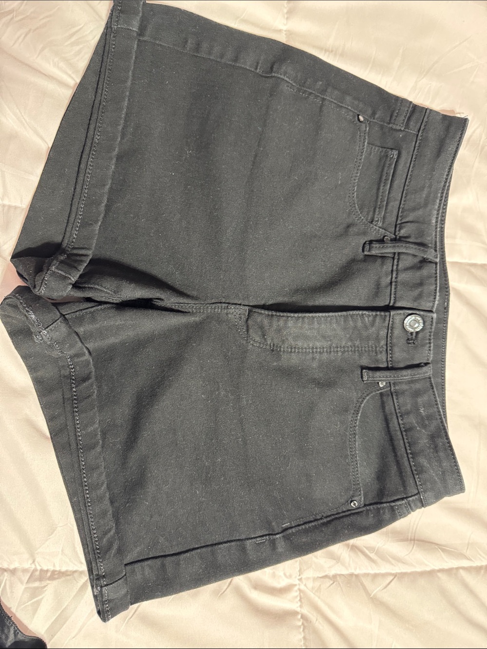 White House Black Market Black Denim Jean Shorts